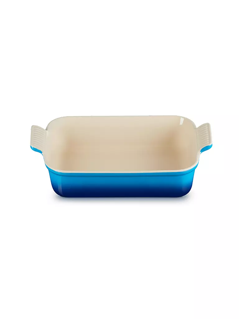 LE CREUSET | Fuente rectangular Tradition de gres 26x19cm/2,4l Azure | blau
