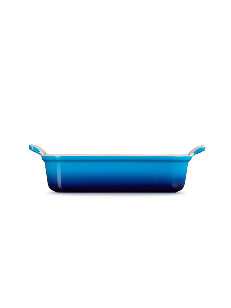LE CREUSET | Fuente rectangular Tradition de gres 26x19cm/2,4l Azure | blau