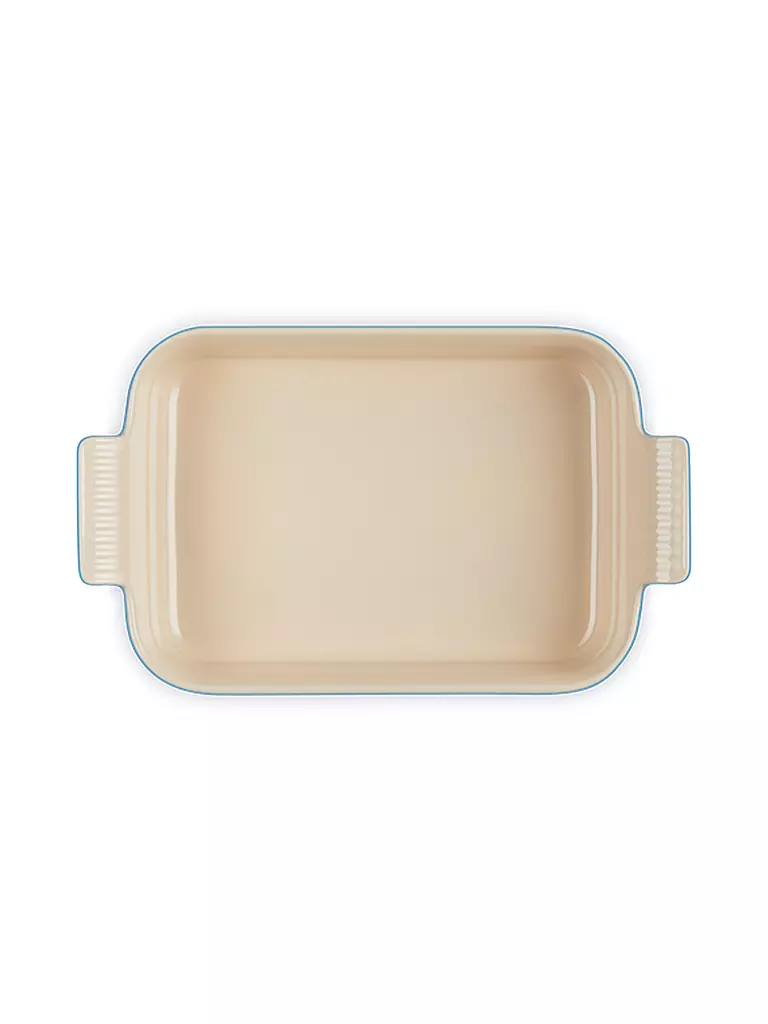 LE CREUSET | Fuente rectangular Tradition de gres 26x19cm/2,4l Azure | blau