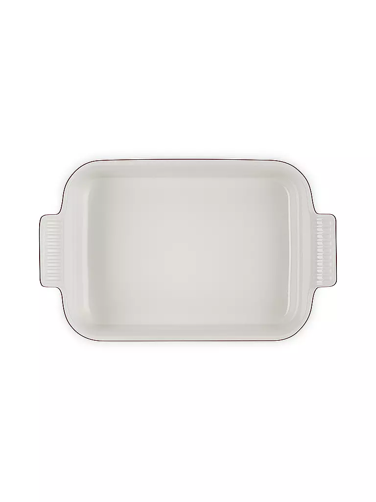 LE CREUSET | Fuente rectangular Tradition de gres 26x19cm/2,4l Garnet | dunkelrot