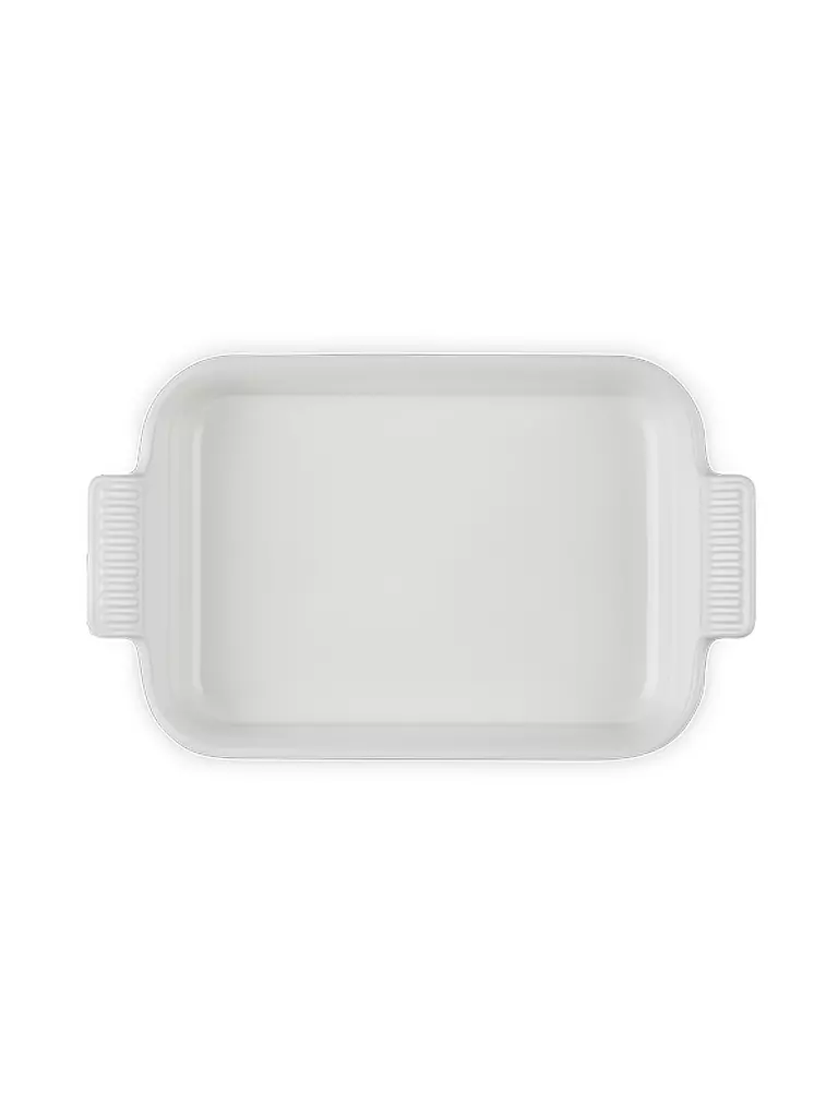 LE CREUSET | Fuente rectangular Tradition de gres 26x19cm/4,2l Meringue | creme