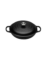 LE CREUSET | Cazuela Gourmet Profi de 30 cm/3,5 l SIGNATURE Sea Salt | Negro