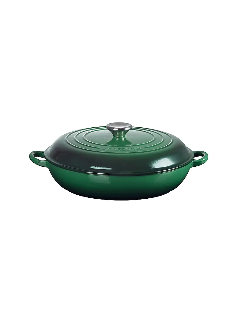 LE CREUSET | Gourmet-Profitopf 30cm/3,5l TRADITION Juniper | Verde oscuro
