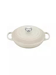 LE CREUSET | Cazuela Gourmet Profi de 30 cm/3,5 l SIGNATURE Sea Salt | Crema