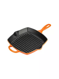 LE CREUSET | Grillpfanne quadratisch 26x26cm Signature Meringue | Naranja