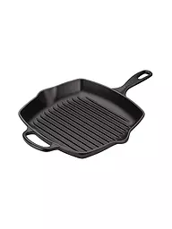 LE CREUSET | Grillpfanne quadratisch 26x26cm Signature Meringue | Negro