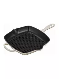 LE CREUSET | Grillpfanne quadratisch 26x26cm Signature Meringue | Crema