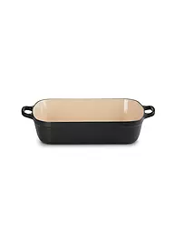 LE CREUSET | Gusseisen-Bratreine eckig 33cm/4,9l SIGNATURE Ofenrot | Negro