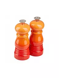 LE CREUSET | Mini juego de molinillos de sal y pimienta de 12,5 cm Garnet | Naranja