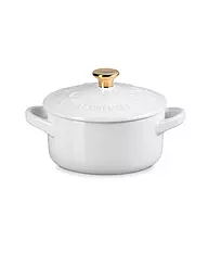LE CREUSET | Mini Cocotte con tapa 10cm/0,25l HOLLY White | Blanco
