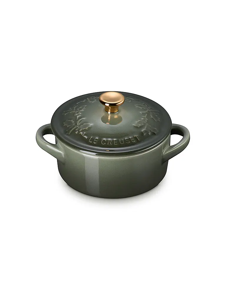 LE CREUSET | Mini Cocotte mit Deckel 10cm/0,25l HOLLY Thyme  | Verde oscuro