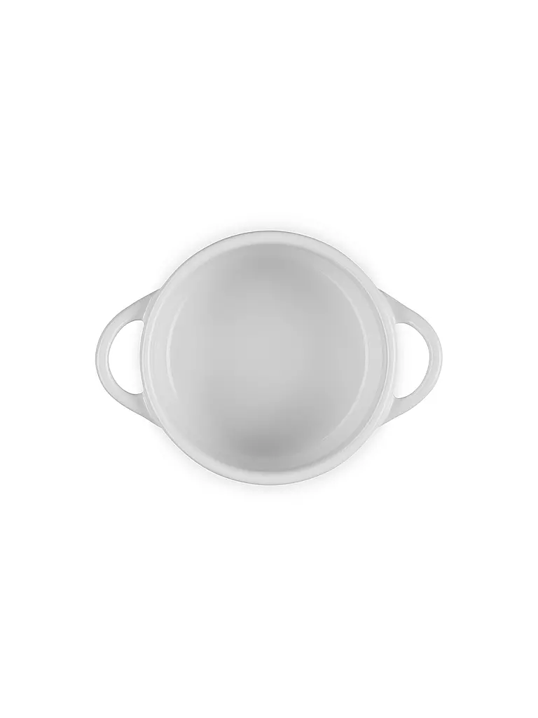 LE CREUSET | Mini Cocotte mit Deckel 10cm/0,25l HOLLY White | Blanco
