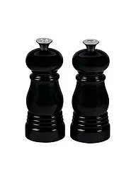 LE CREUSET | Mini juego de molinillos de sal y pimienta de 12,5 cm Garnet | Negro