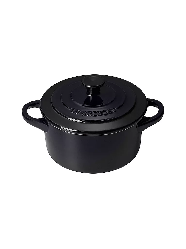 LE CREUSET | Mini-Cocotte "Poterie" 10cm (negro) 0,2L | schwarz