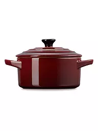 LE CREUSET | Mini-Cocotte POTERIE 10cm/0,2L Tomillo | Rojo oscuro