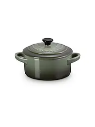 LE CREUSET | Mini-Cocotte POTERIE 10cm/0,2L Tomillo | Verde oscuro