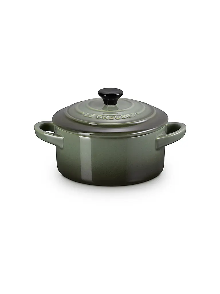 LE CREUSET | Mini-Cocotte POTERIE 10cm/0,2L Tomillo | dunkelgrün