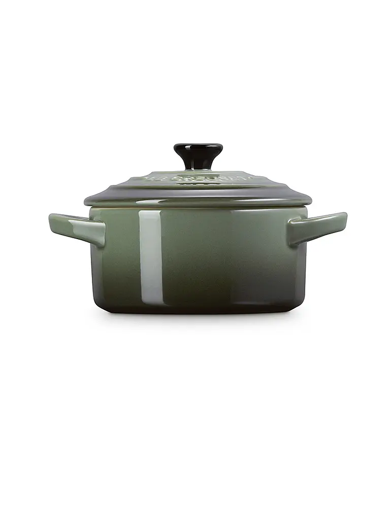 LE CREUSET | Mini-Cocotte POTERIE 10cm/0,2L Tomillo | dunkelgrün