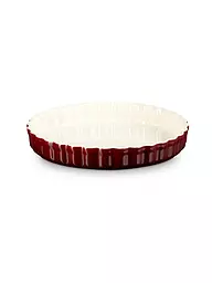 LE CREUSET | Tarteform "Poterie" 28cm/2,1l (Rojo Horno) | Rojo oscuro