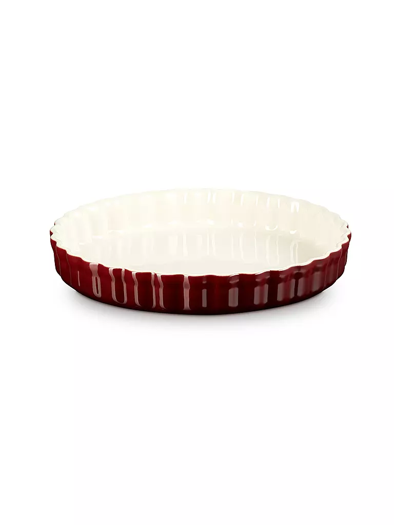 LE CREUSET | Molde para tarta 28cm/2,1l POTERIE Garnet | Rojo oscuro