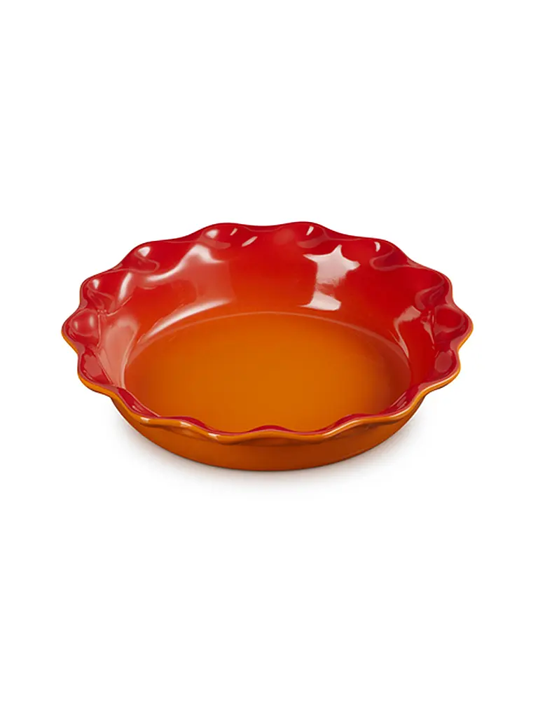 LE CREUSET | Molde para tarta de gres rojo horno | Naranja