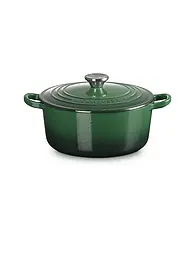 LE CREUSET | Nombre del producto: Bräter redondo 22cm TRADITION Juniper | Verde oscuro