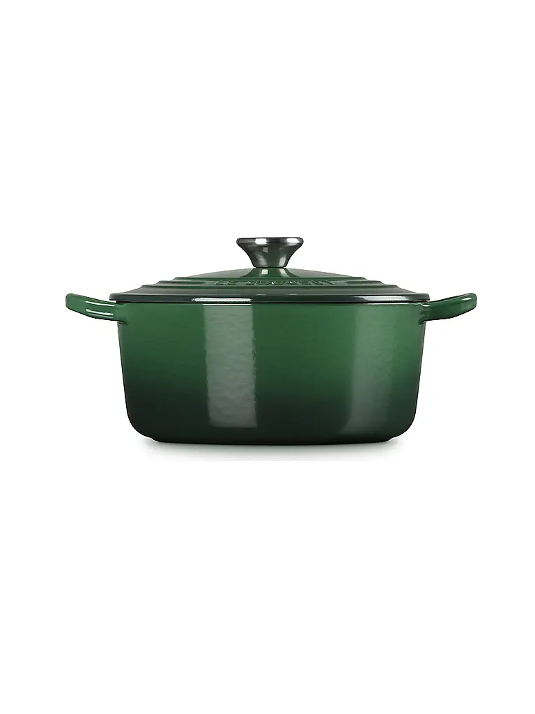 LE CREUSET | Nombre del producto: Bräter redondo 22cm TRADITION Juniper | Verde oscuro