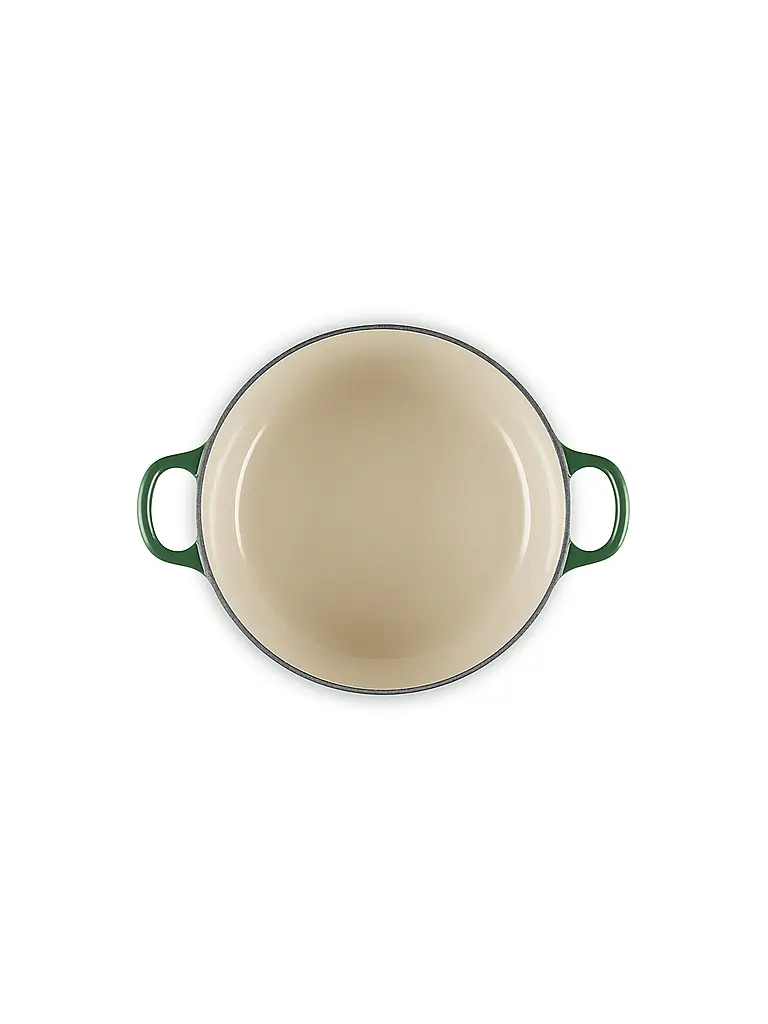 LE CREUSET | Nombre del producto: Bräter redondo 22cm TRADITION Juniper | Verde oscuro