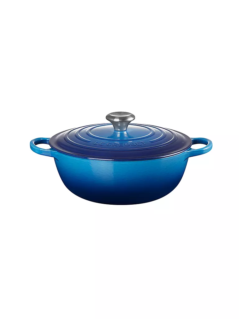 LE CREUSET | Olla familiar 28cm La Marmite SIGNATURE Azure | Azul