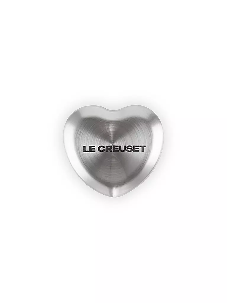 LE CREUSET | Pomo de tapa corazón 4,7 cm SIGNATURE | Plata