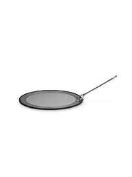 LE CREUSET | Protector antisalpicaduras para sartenes de 26-30 cm, acero inoxidable/antiadherente | Plata