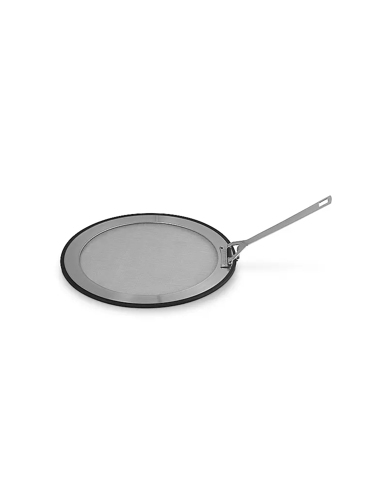 LE CREUSET | Protector antisalpicaduras para sartenes de 26-30 cm, acero inoxidable/antiadherente | silber