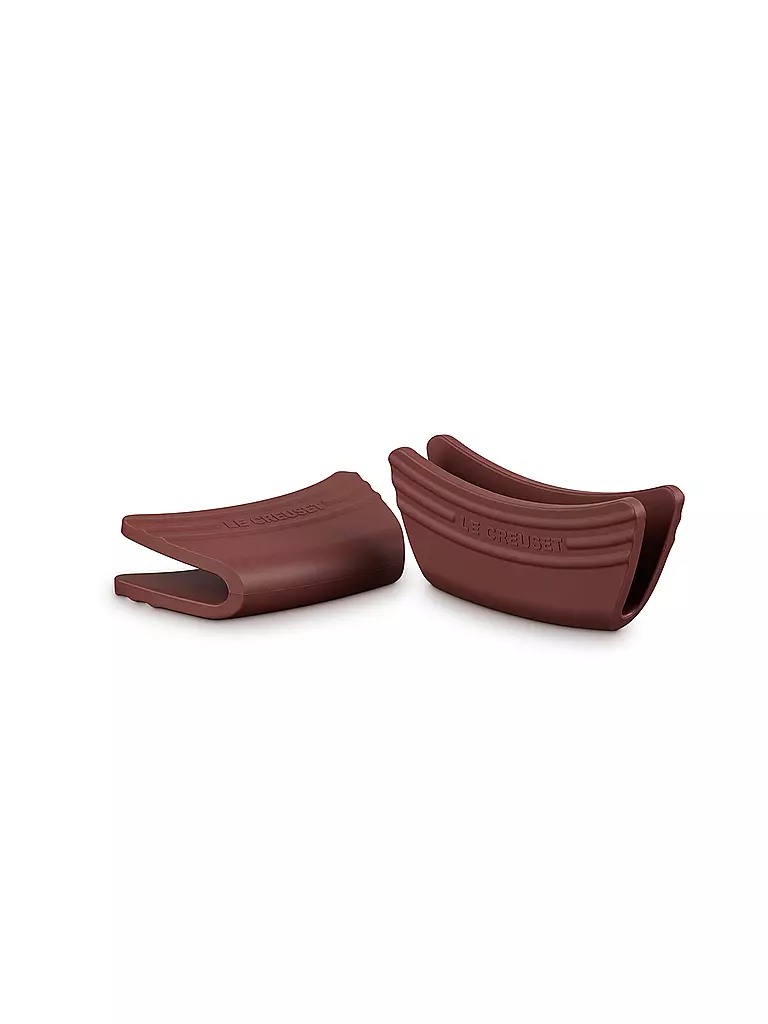LE CREUSET | Protector de mango de silicona, juego de 2, Garnet | dunkelrot