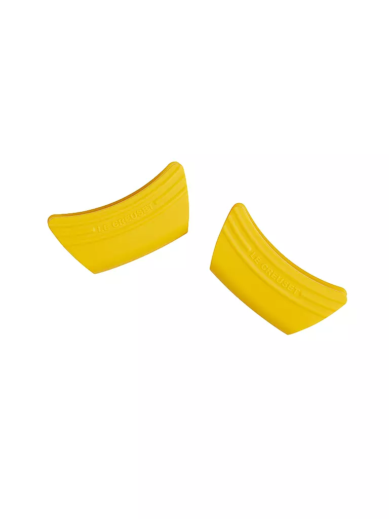 LE CREUSET | Protector de mango de silicona, juego de 2, Nectar | gelb