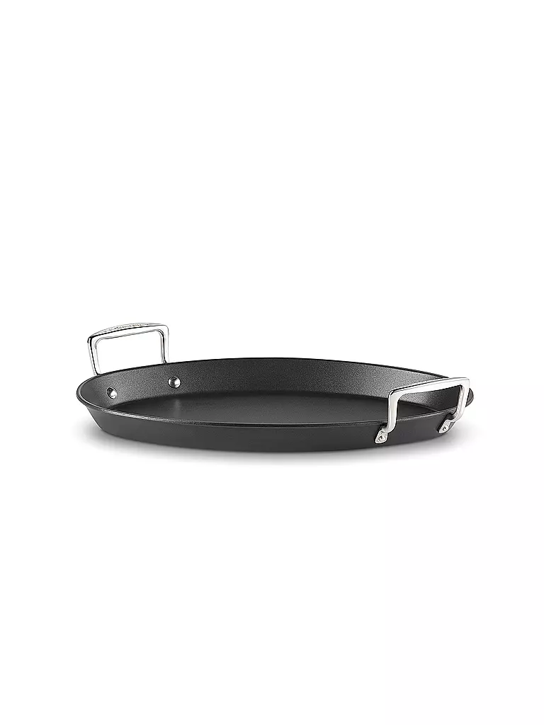 LE CREUSET | Sartén ovalada antiadherente de aluminio 40cm/2l Negro | schwarz