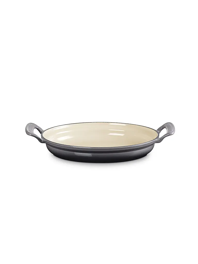 LE CREUSET | Sartén ovalada MODERN HERITAGE 28cm Flint | Gris
