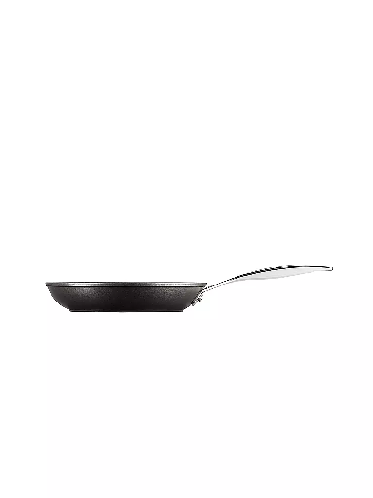 LE CREUSET | Sartén plana antiadherente de aluminio de 24 cm | Negro
