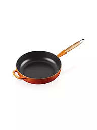 LE CREUSET | Sartén salteadora 28cm/3,6l SIGNATURE Azure | Naranja