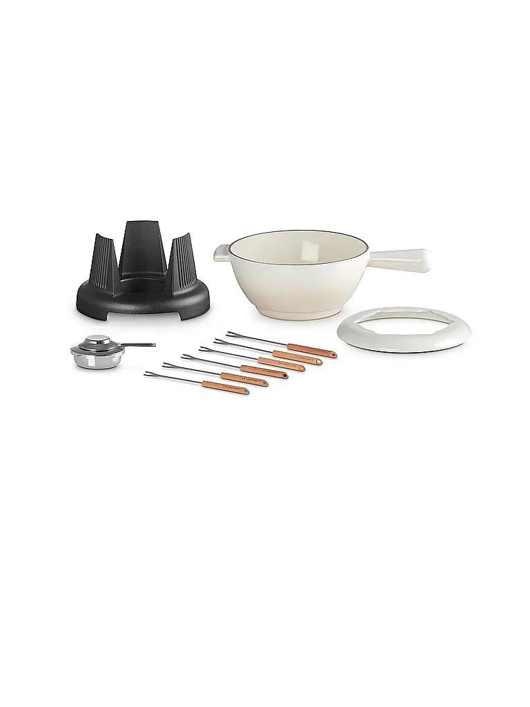 LE CREUSET | Set de fondue MODE Meringue | Crema