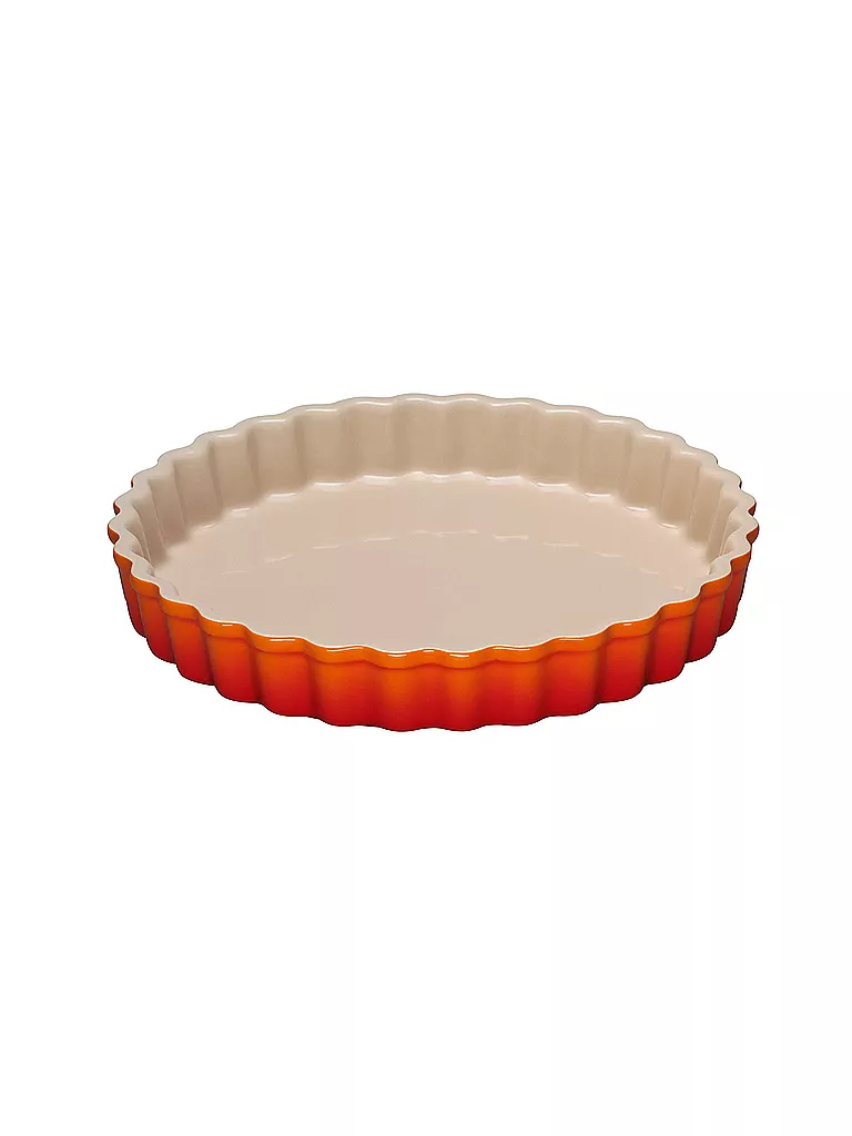 LE CREUSET | Tarteform "Poterie" 28cm/2,1l (Rojo Horno) | Naranja