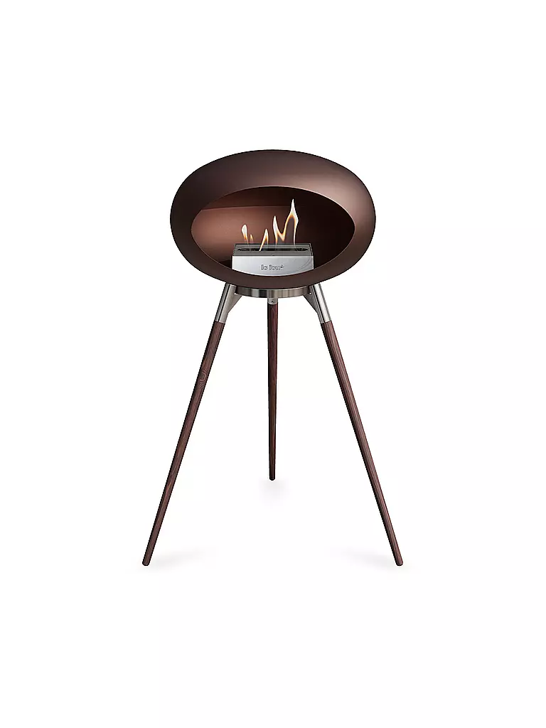 LE FEU | Chimenea 79cm GROUND HIGH Marrón Oscuro | Marrón