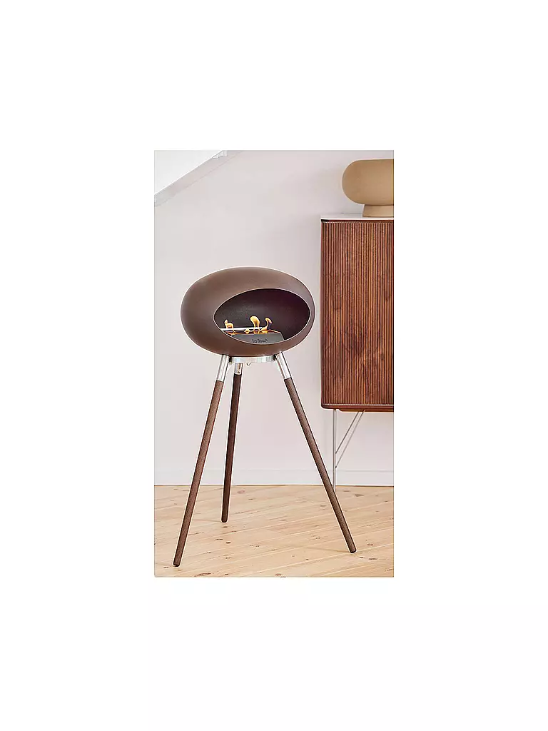 LE FEU | Chimenea 79cm GROUND HIGH Marrón Oscuro | Marrón