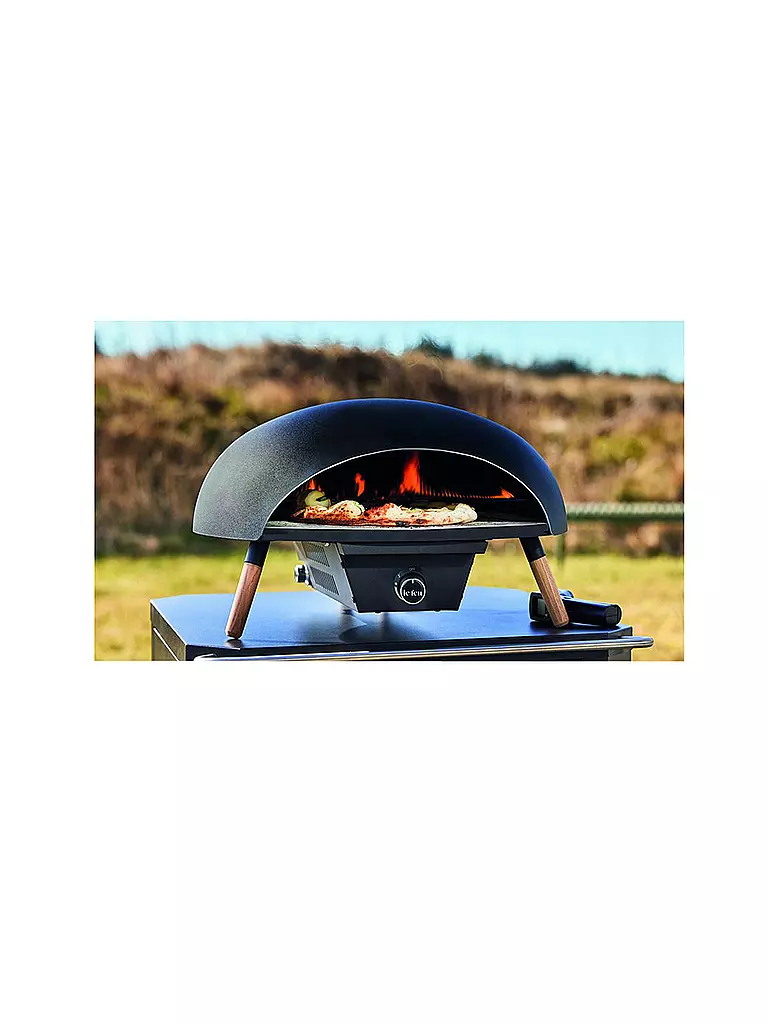 LE FEU | Horno para pizza 52cm TURTLE 3.1 Negro | Negro