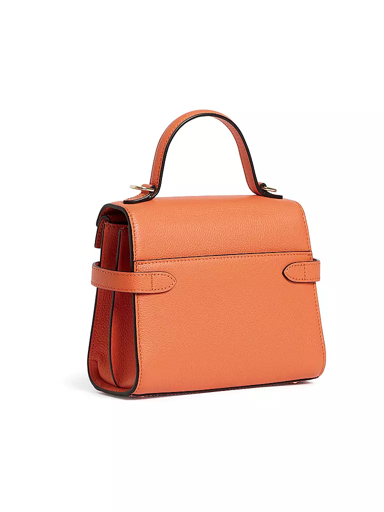 LE TANNEUR | Ledertasche - Henkeltasche EMILIE FLAP Small | Naranja