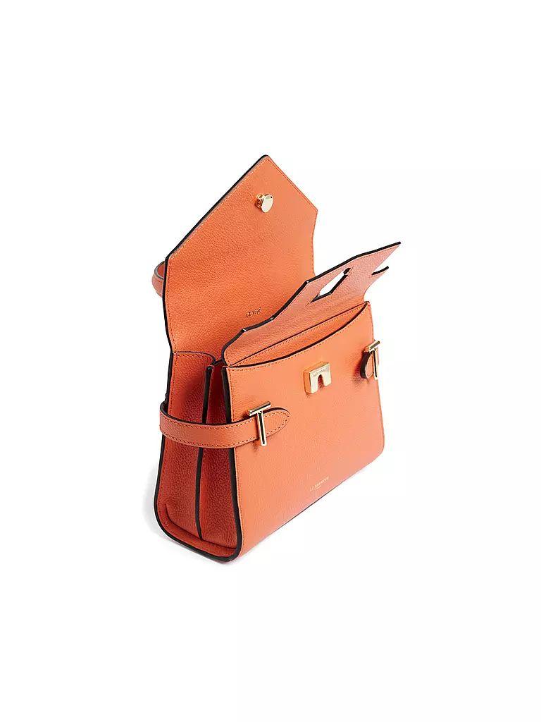 LE TANNEUR | Ledertasche - Henkeltasche EMILIE FLAP Small | Naranja