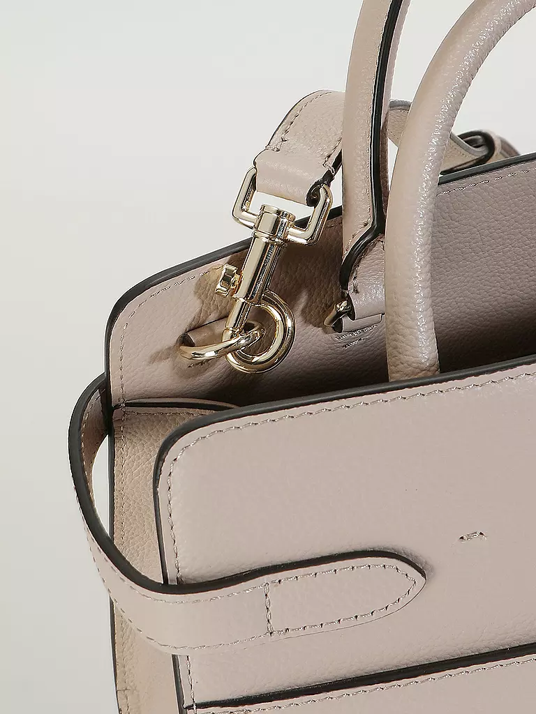 LE TANNEUR | Ledertasche - Henkeltasche EMILIE Medium  | Beige