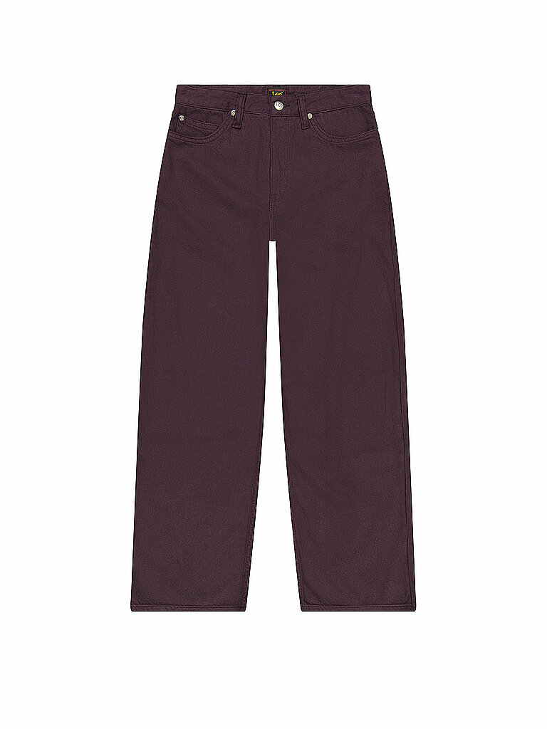 Jeans de pierna ancha STELLA rojo oscuro 26/L33