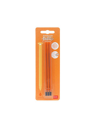 LEGAMI | Recambio para bolígrafo de gel borrable - Erasable Pen Paquete de 3. Naranja