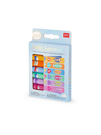 LEGAMI | Set de 6 mini marcadores - Teddy´s Superpower