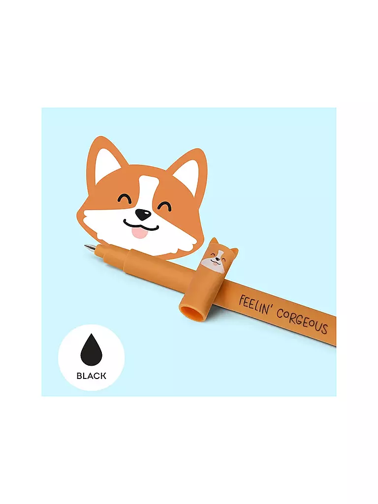 LEGAMI | Bolígrafo de gel borrable CORGI | Sin color